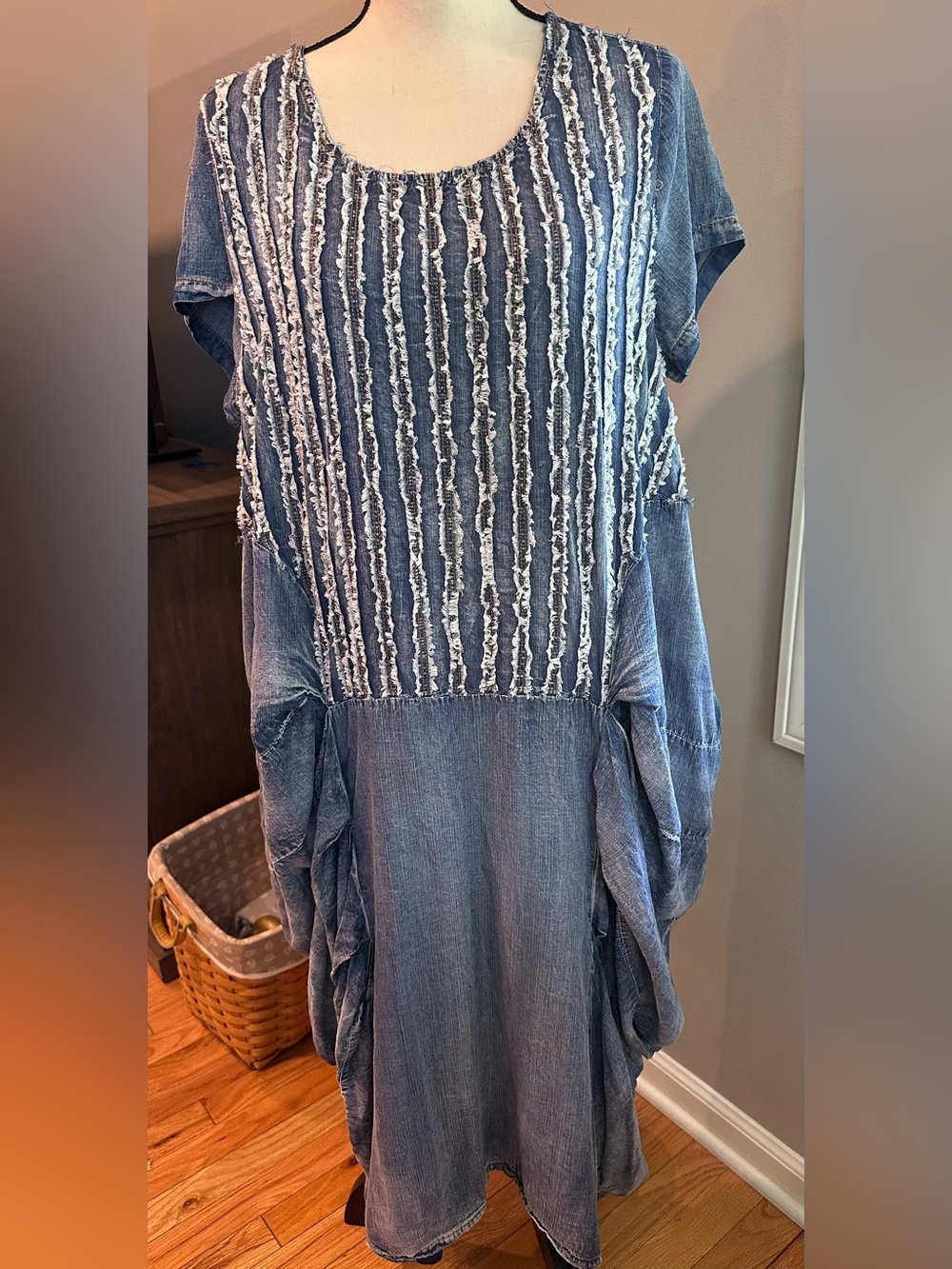 Jaded Gypsy Gather
Together Dress Raw edges Billowing Layers size S/M boho indie